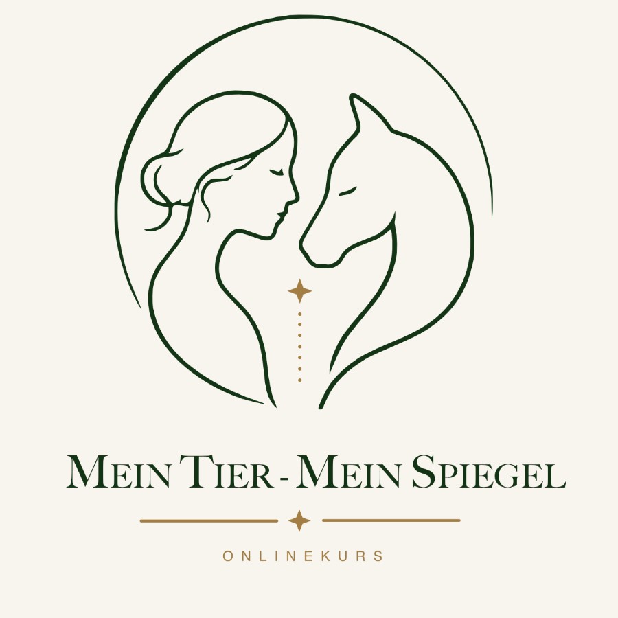 Logo of the online course “Mein Tier – Mein Spiegel” (My Animal – My Mirror)